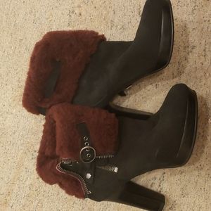 Uggs suede booties